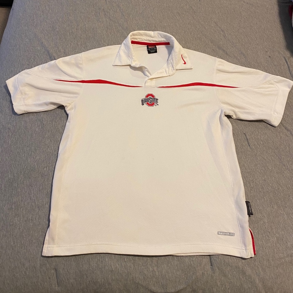 Nike Ohio State Polo - Authentic Team Apparel